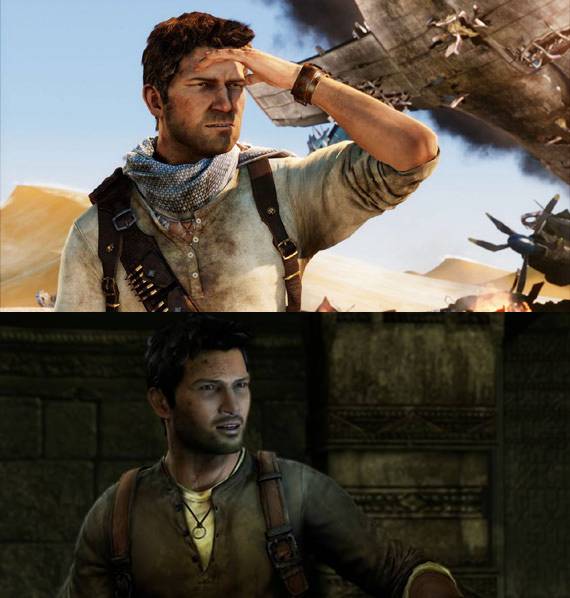 Does Nathan Drake Look Older in Uncharted 3: Drake's Deception?